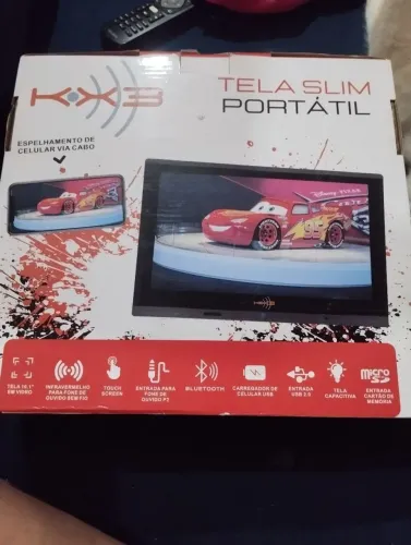 Tela slim portátil novo