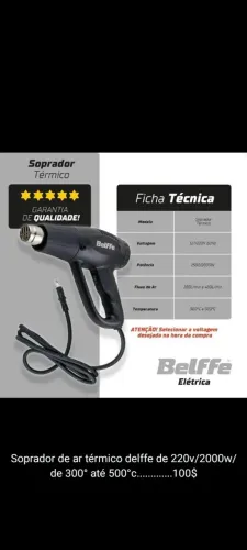Soprador de ar térmico 