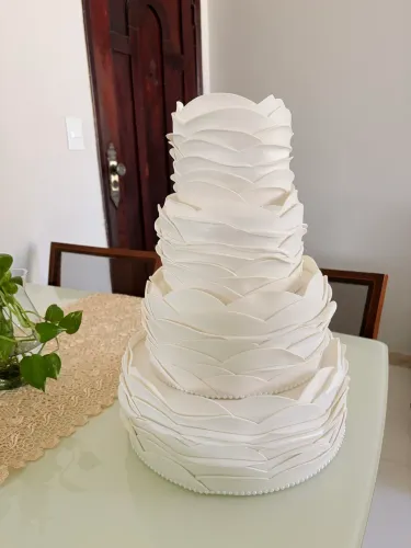 Bolo fake de casamento