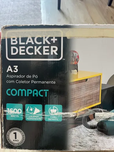 Aspirador de pó Black Decker 1600w