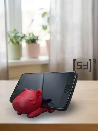 Suporte para Celular/ Smartphone Capivara - Divertido - Impressão 3D    Impressão 3D PLA  