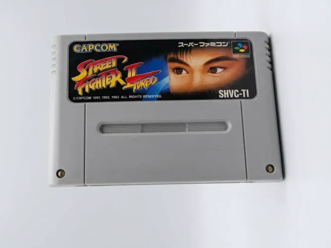 Street Fighter II Turbo + Famicom Snes JP Original