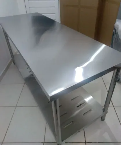 Mesa 100% de inox Grande industrial Nova 