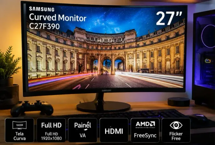 Monitor Curvo 27" Samsung