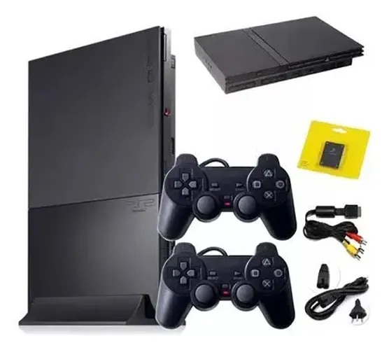 Videogame play 2 com 14 Jogos + 2 controles ( envio Olx )