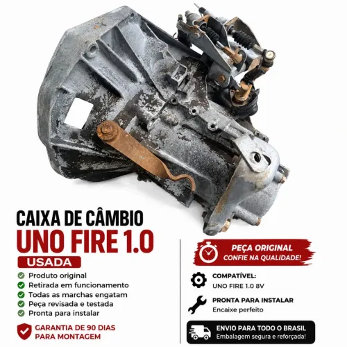 ? CAIXA DE CÂMBIO UNO FIRE 1.0 ? USADA
