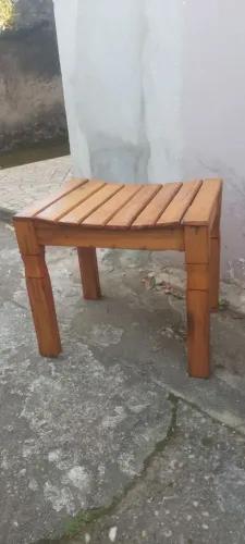 Banco banqueta madeira de demolição