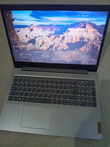 Notebook Lenovo IdeaPad i3 256Gb/4 com carregador original