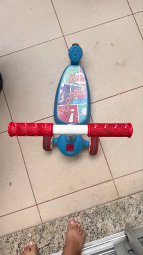 Patinete Infantil Skatenet Bandeirante 3 Rodas - Ótimo Estado