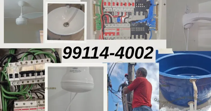 Eletricista e encanador Profissional 