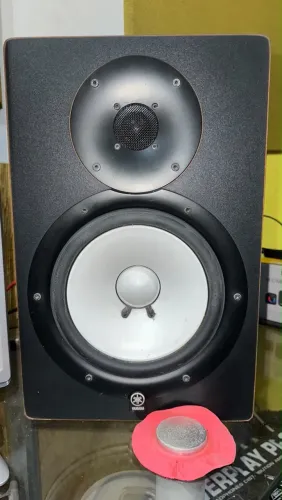 Monitores de Referência Ativos Yamaha HS80M - Clássico de Estúdio (Woofer de 8")