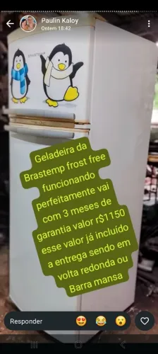 Geladeira Duplex brastemp