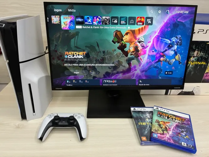 Ps5 Slim 1 TB com Leitor