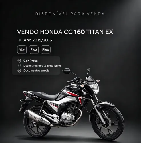 Honda CG 160 Titan Flexone/ed.especial 40 Anos 2016
