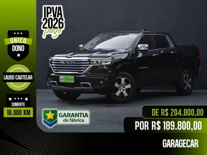 Ram Rampage Lar. Hurr. 4 2.0 TB CD 4X4 Aut. 2024