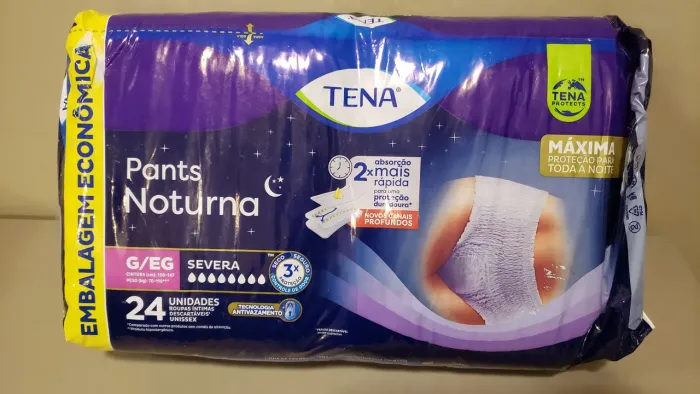 ROUPA INTIMA TENA NOTURNA G/ XG COM 24 UN.