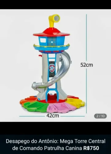 Mega Torre de Comando da Patrulha Canina