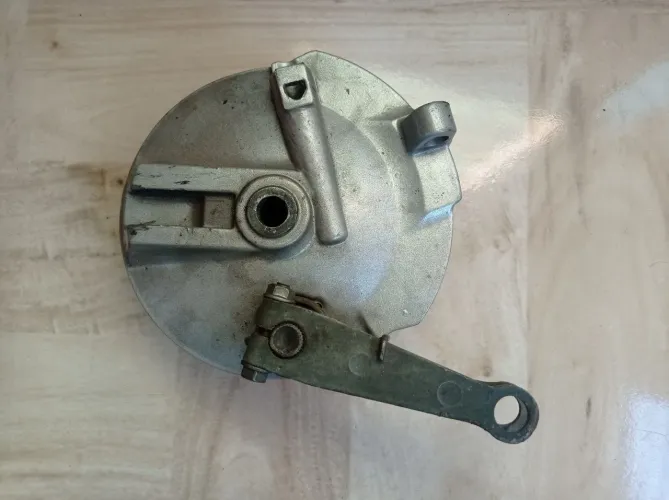 Espelho freio dianteiro com patins de freio e braço Honda CG Titan 125 e Fan 125