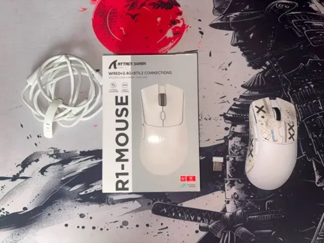 MOUSE GAMER ATTACK SHARK R1 SEM FIO