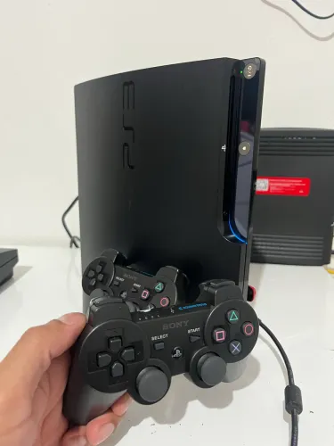 PS3 DESBLOQUEADO - 2 CONTROLES E JOGOS