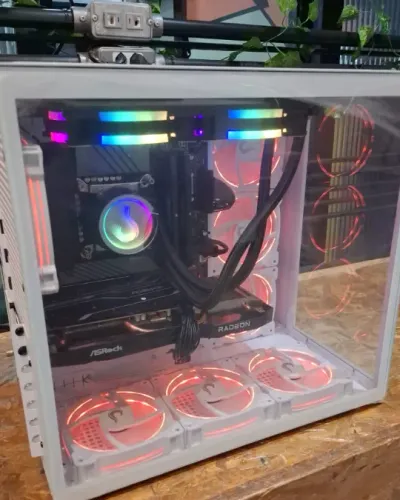 PC Gamer High-End, semi-novo RX6600, SSD 1TB, HD SEAGATE 2TB, MEMORIA 32GB