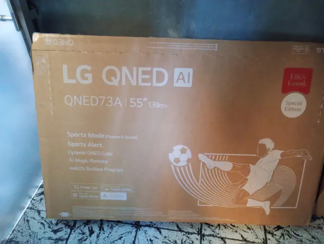 Caixa de TV LG 55 polegadas valor 50
