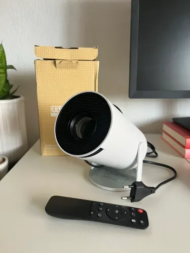 Projetor portátil HD 720p com suporte 4K