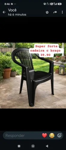 Cadeira c braço super forte