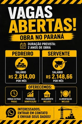 Vagas de emprego