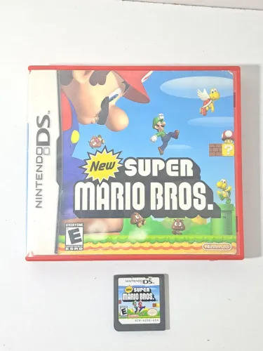 Jogo Super Mario Bros Nintendo DS, Fita+ Box, Top Pra colecionar!