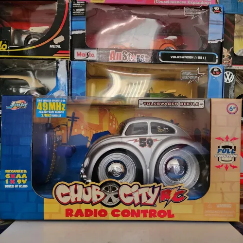 Fusca Miniatura - Jada Toys Chub City RC Remote Radio Control VW Volkswagen Beetle 