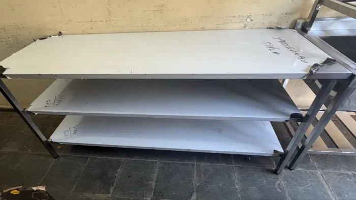 Mesa inox 1,90 x 60 nova