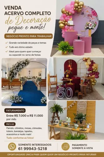 Loja de decoração 100% ativa 