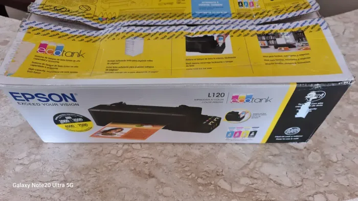Impressora EPSON Ecotank (piscando luz laranja e verde)