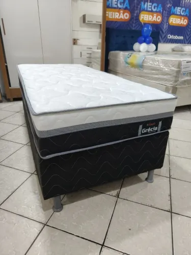 Cama solteiro molas ensacadas