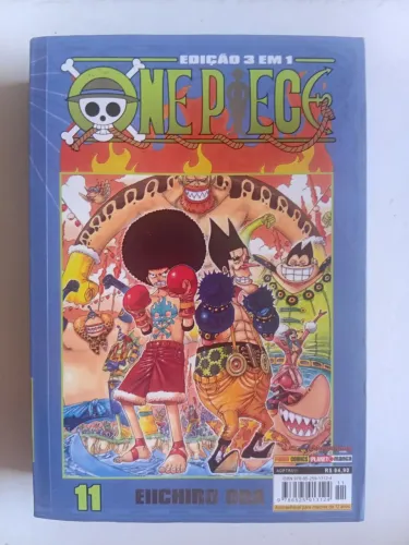 Manga One Piece - Volumes 11, 12 e 13 - Edição 3 em 1. Entrega Via Sul. (R$ 60 cada)