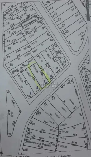 Terreno à venda, 268 m² - Parque das Nações - Santo André/SP