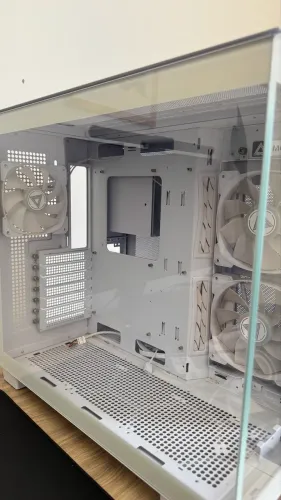 Gabinete montech king 65 pro branco 4 fans