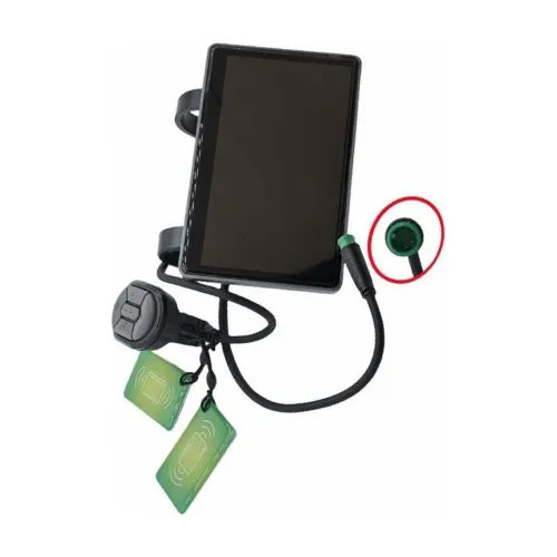 Painel LCD com NFC V5.0 para bicicleta elétrica OUXI de 48 V