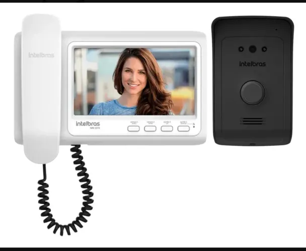 Kit porteiro eletrônico+ módulo porteiro eletrônico+fechadura intelbras