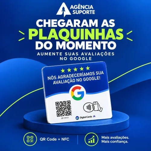 Placa de Avaliação Google