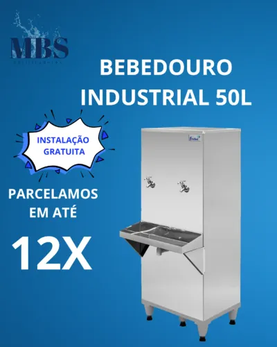 Bebedouro industrial de 50 litros