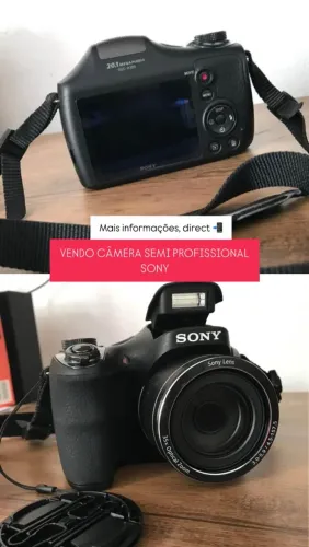 câmera semi profissional