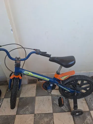 Bicicleta Infantil Aro 16 Bandeirante Superbike 3021 Azul
