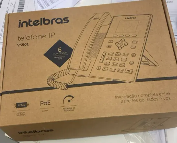 intelbras IP Phone V5501 Black Intelbras