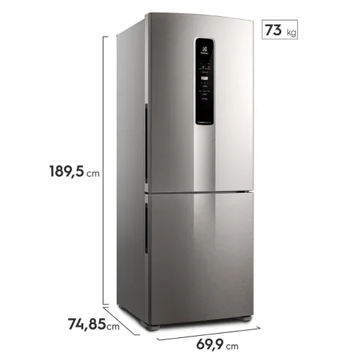 GELADEIRA ELECTROLUX IB7S 490 LITROS INVERSE INVERTER - NOVA E LACRADA