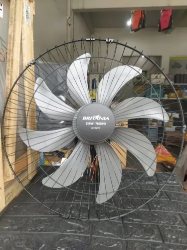 Ventilador De Parede Britânia Turbo 8 helices 127V 215W