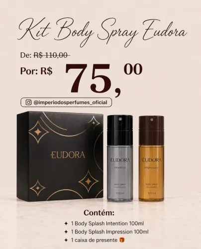 KIT BODY SPRAY EUDORA