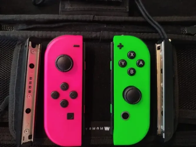 Joy-Con para Nintendo Switch Esquerdo e Direito Rosa Neon e Verde Neon