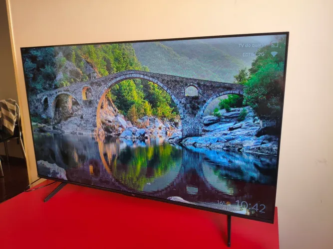 Televisão TCL 50 polegadas modelos 50P755. Tv 4K com Dolby Vision e Google TV